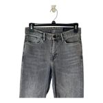 All Saints Jeans Women 27 Gray Washed Black Grace Slashed Distressed Skinny Photo 4