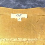 easel Yellow Ruffled Tank Top Blouse Photo 2