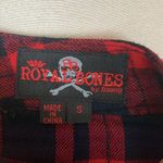 Royal Bones  women's small red plaid pleated mini skirt black punk rock grunge Photo 3