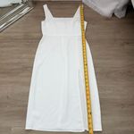 Aritzia White Babaton ‘90s SLIT MIDI DRESS Photo 5