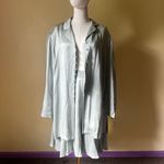 Vintage 90s Elisabeth by Liz Claiborne Washed Silk 2 Piece Set Sage Green 20 NWT Size undefined Photo 7