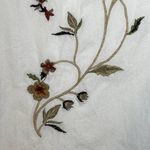 Westport | White with Floral Embroidered Button Front Top | Large Photo 6