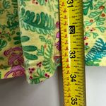 Lilly Pulitzer  soft stretchy night gown monkey jungle print lace Y2k green M Photo 3