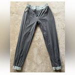 Athleta  Women’s Brooklyn Lined Texture Jogger Greenish Gray Size 14‎ Tall Photo 9