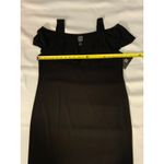 Clara Sun Woo Cold‎ Shoulder dress NWT size large Black Photo 3