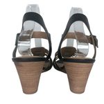 Susina Black Terra Wedge Sandals Photo 7