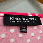 Jones New York Pink Polka Dot Twist Front Dress Size SP EUC Photo 4