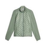 Puma Primaloft golf Jacket Quilted Puffer Lightweight Coat Olive‎ Green Photo 2