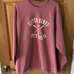 Blue 84  XL men’s or women’s mauve Outer Banks North Carolina long sleeve T-shirt Photo 0