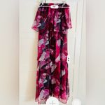 Petal and Pup  Floral Strapless Pink and Purple Dress Size Medium NWT Photo 3