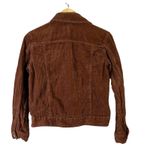 PacSun Corduroy Cropped Jacket Womens XS Brown Corduroy Western Rustic Outdoorsy Photo 4