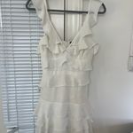 Bardot  Babylon Ruffled Tiered Mini Dress with Lace Detailing Photo 3