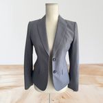 Banana Republic  Gray Pinstriped Blazer Jacket Size 2P Photo 1