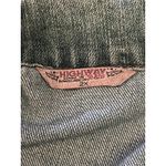Highway Jeans  Jacket Womens 2X Distressed Cropped Raw Hem Trucker VD703E1MCK Photo 6