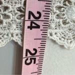 Women’s Candy Rose Peach Tank Top With White Lace Trim Size Small Pink Photo 6