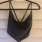 Sparkly Cowlick Top Black Photo 1