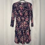 Juicy Couture  Navy Blue and Pink Floral Dress Photo 9