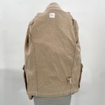 ANINE BING Army Cargo Jacket Khaki Sand Neutral Tan Grunge Edgy Fierce Size S Photo 8
