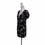 Dynamite  Dark Feminine Floral Shift Dress Size TP XS Short Sleeve Mini Edgy Photo 2