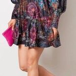 Farm Rio  Sparkle Flowers Mini Dress Photo 0