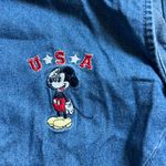 Disney Vintage Mickey Unlimited Jerry Leigh Large Sleeveless Denim Chambray Top Photo 5