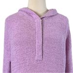 Caslon Hooded Sweater Snap Front Kangaroo Pocket Purple Orchid Women’s Size XL Photo 6