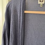 Anne Klein  periwinkle purple high low split light weight cardigan in size Large Photo 3