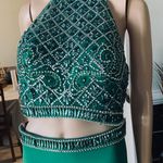 Blush Prom two piece high neck  Prom Dress Photo 4