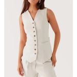 Peppermayo  Vest Sleeveless Alexis Size XS Gray Photo 4