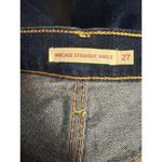 Levi's Women's Ribcage Straight Leg Ankle Jeans Denim Dark Wash Distressed 27 Photo 5