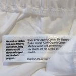 Eileen Fisher NWT Wide Ankle in White Washed Organic Cotton Poplin Pant XXS 2XS Photo 3