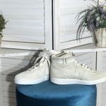 Nike High Top Sneakers Genuine Suede Leather Cream M 8 W 9.5 NWOT Photo 4
