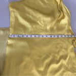 Lovers + Friends Revolve  Karen One Shoulder Yellow Satin Bow Mini Dress Medium Photo 6