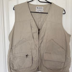 Columbia Women Fossil Tan Elkhorn Outdoor Fishing‎ Utility Hunting Large Vest Photo 0