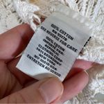 Jason Wu  White Crochet Cardigan Sweater Womens L Open Knit Bell Sleeve Festival Photo 5