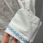 Ariat Arait women’s White shirt blue embroidered western trend blouse size XL Photo 2