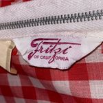 Vintage Gingham Red Blue Maxi Dress cottagecore grandmacore Holly Hobbie Photo 6