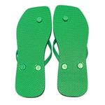 SO  Flip Flops Womens Size 8 Green Slip On Sandals Thongs Light Square Toe NWT Photo 7
