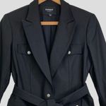 EXPRESS Vintage Women’s Military Style Utility Blazer Jacket Power Dressing Sz.S Photo 3