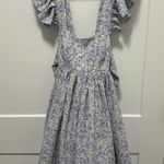 These Three Boutique Periwinkle Flutter Sleeve Dress Photo 4