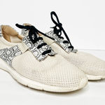 Sesto Meucci  Cream Leather Sneakers Size 8.5 Women’s Made in Italy Photo 0