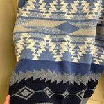 American Rag Aztec Western Chunky Christmas Crew Neck Sweater blue navy unisex Photo 6