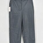 Aritzia Babaton Command Vegan Leather Cropped Pants Echo Grey Women's 6 NEW Photo 0