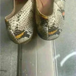 Madewell  The Cory Snake Embossed Leather Flats Photo 4