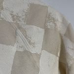 THE GREAT. Beige Checkered Crewneck Sweater Size 0 Photo 3