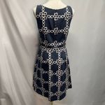 Boden Ava Daisy Chain Dress Women's 6R With belt Summer classic preppy wedding‎ Blue Size 6 Photo 9