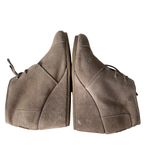Toms Ankle Booties Suede Leather Lace Up Wedges Women's Shoes Size 8 Photo 5