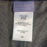 Laura Scott *5/$25 Sale*  a-line navy blue striped skirt sz L Photo 2