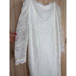 Lulus NWT Beloved Promise White Lace Off Shoulder Mermaid Maxi Dress Bridal XL Photo 6