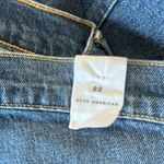 Good American  Good '90s Cutoff Denim Shorts GNIS602T Blue645 Size 22 Photo 9